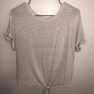 So / kohl’s striped tied t-shirt